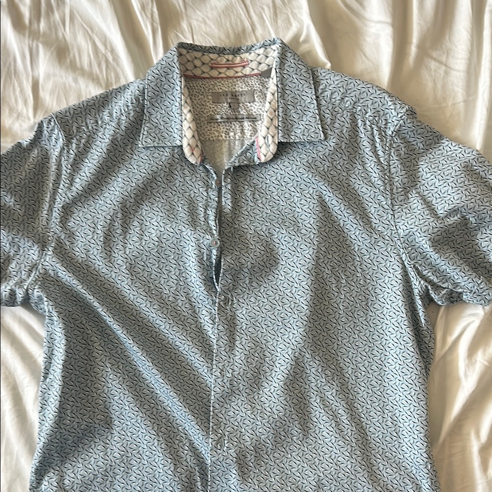 Ted Baker London Blue Casual Button Down Shirt